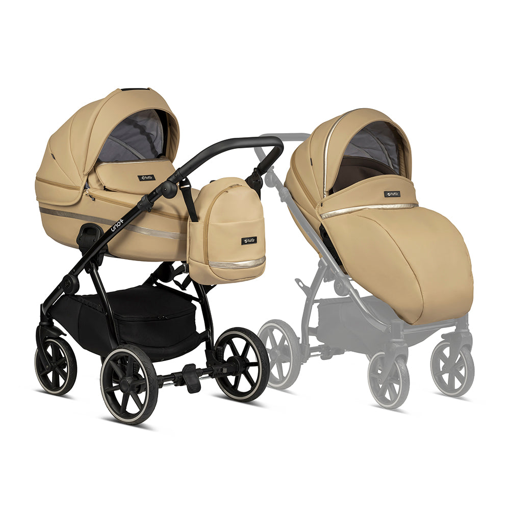 Universal baby stroller Tutis UNO3+ Leather 3in1 