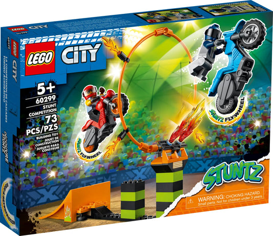 Konstruktors LEGO City Kaskadieru sacensības 60299, 73 gab.