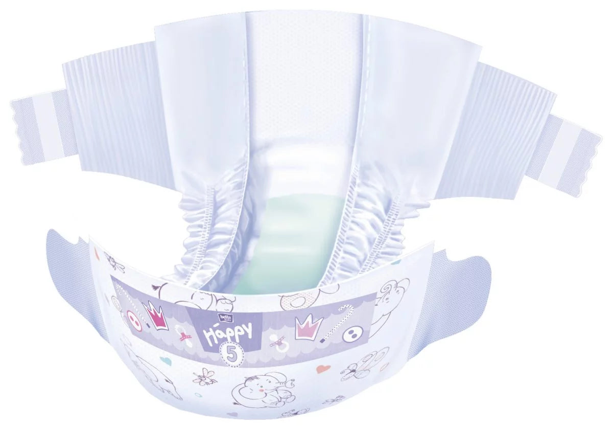 HAPPY MIDI diapers, size 3 (5-9 kg) 52 pcs.