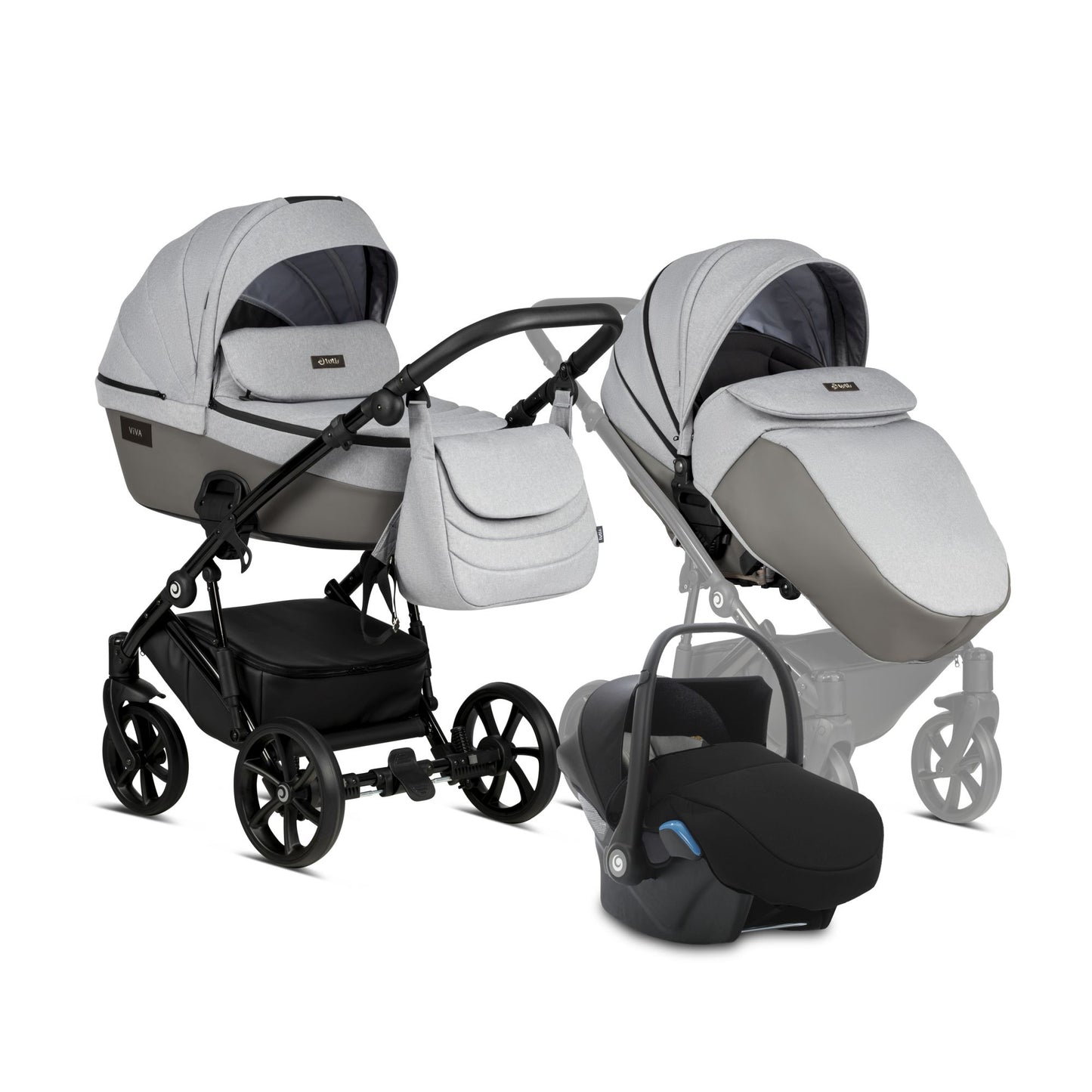 Universal baby stroller Tutis VIVA 4 3in1 