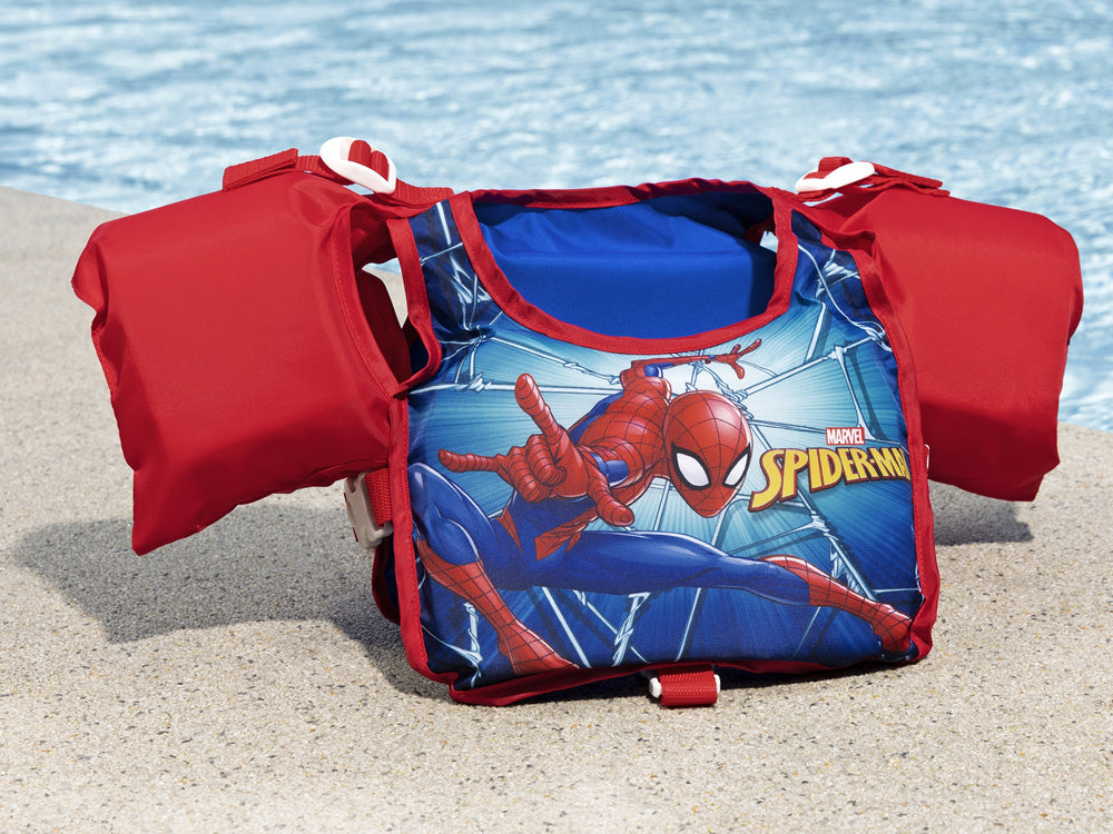 Swimming vest with sleeves 3-6 L Spider Man