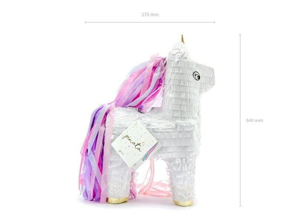 Birthday Unicorn Pinata, 24.5x34x9 cm - Falling Gifts