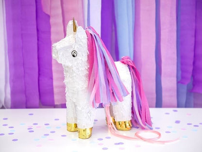 Birthday Unicorn Pinata, 24.5x34x9 cm - Falling Gifts