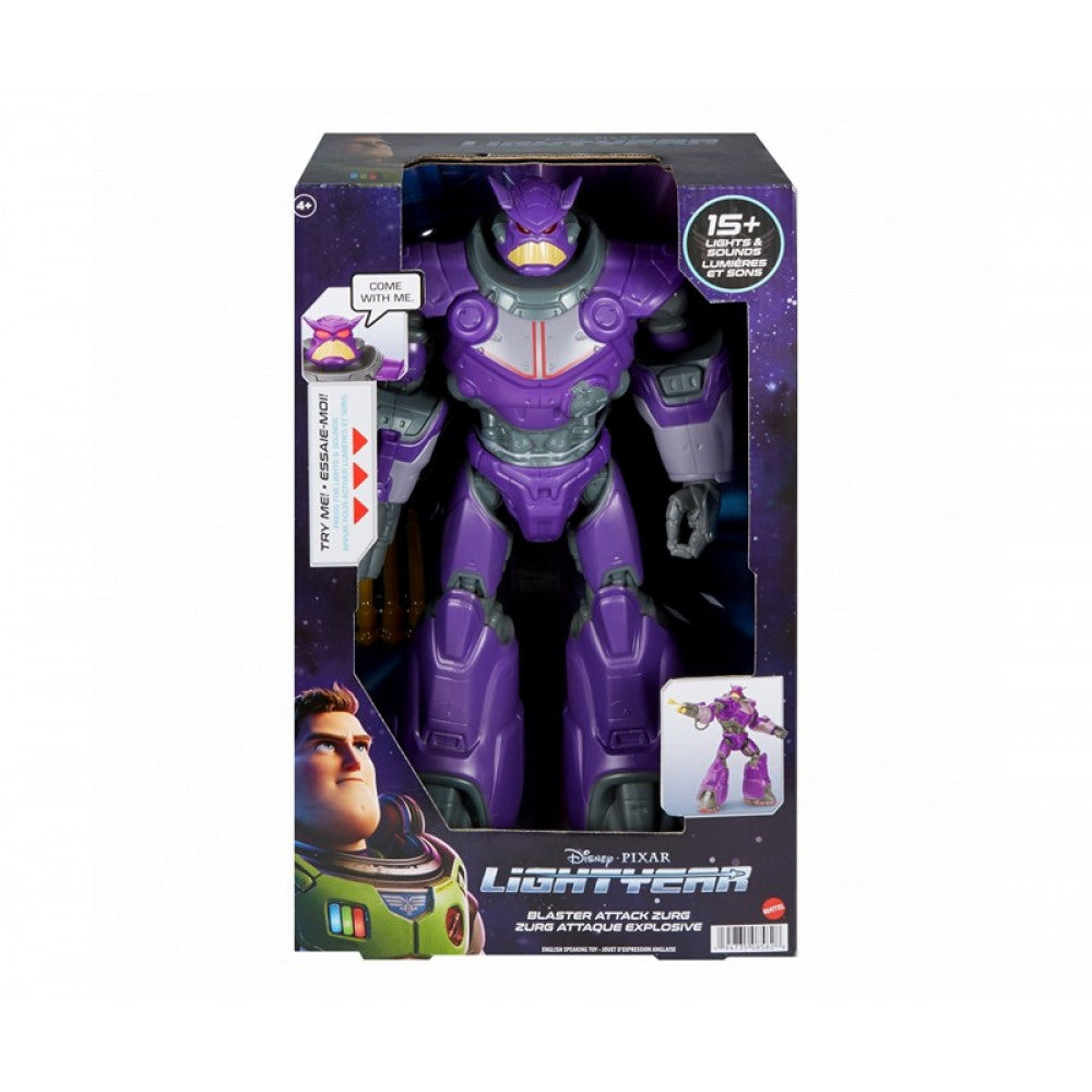 Disney Pixar Lightyear Zurg ar gaismu un skaņu