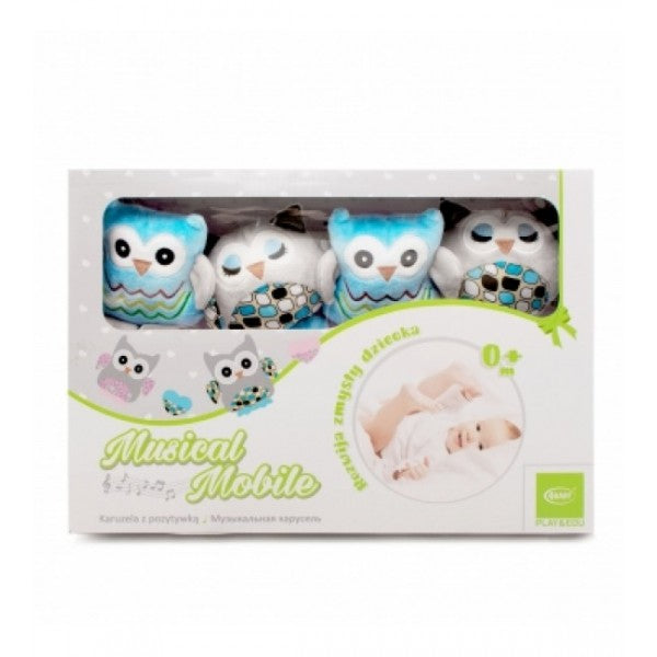 Karuselis OWLS blue 4BABY OB08 Play&Edu